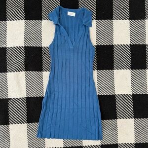 Blue Sleeveless Dress
